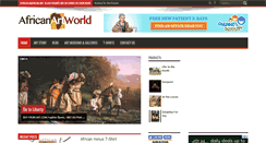 Desktop Screenshot of africanartworld.com