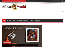 Tablet Screenshot of africanartworld.com